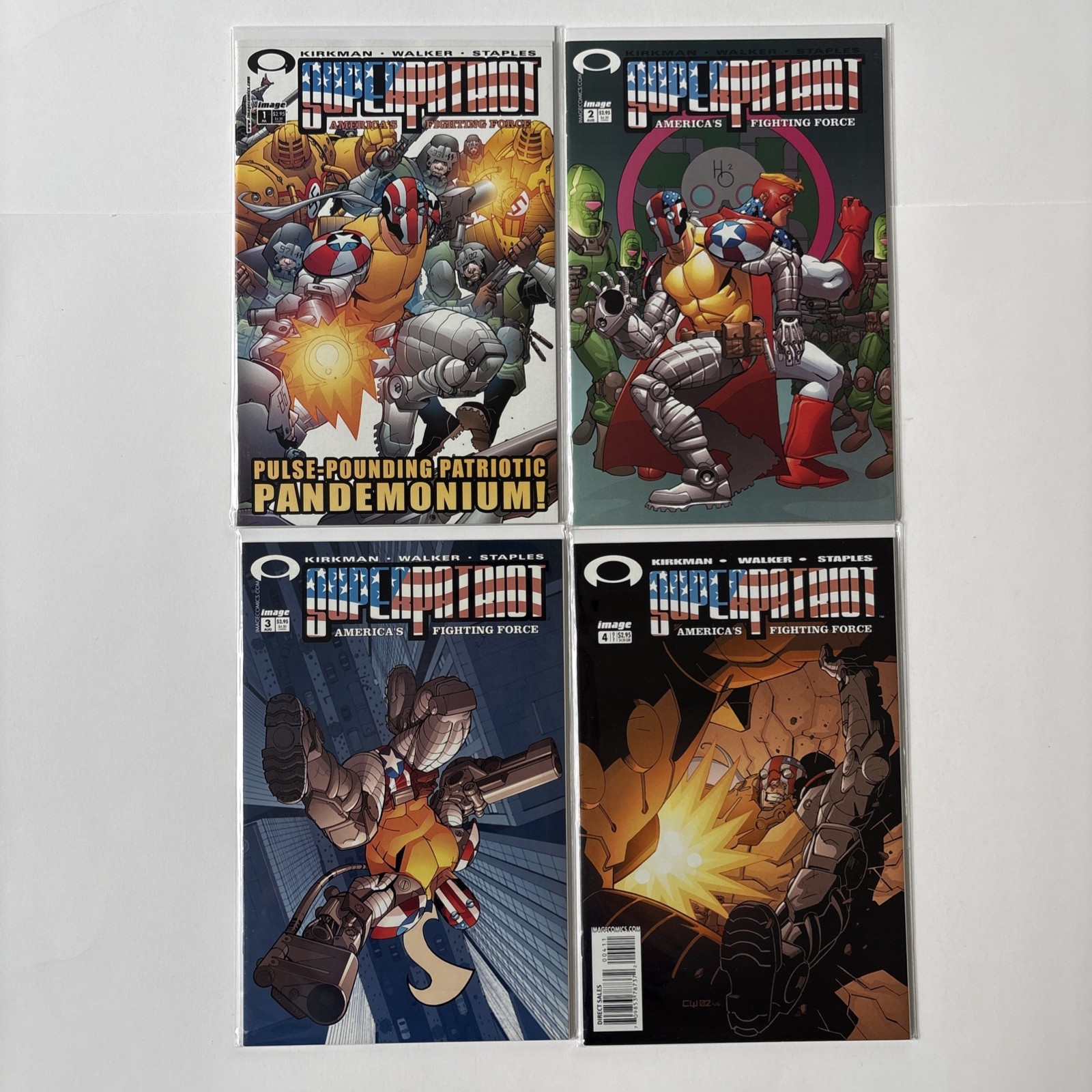 Superpatriot America's Fighting Force #1-4 2002 Complete Series Image Comics