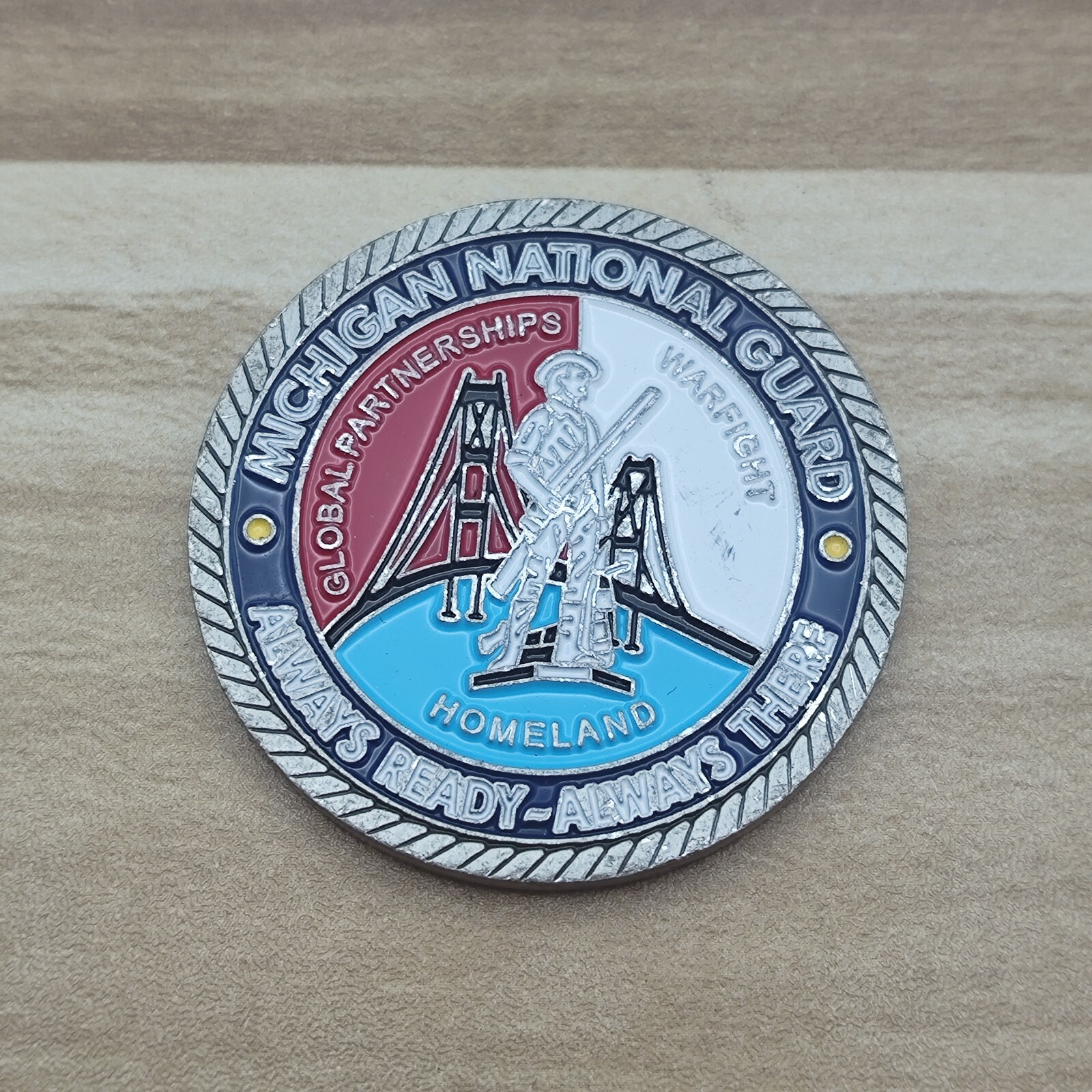 Camp Grayling-Alpenacrt Michigan National Guard Challenge Coin