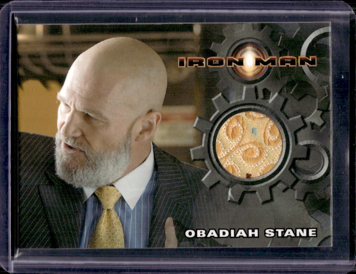 Jeff Bridges as Obadiah Stane 2008 Rittenhouse Iron Man #NNO Costume Relic Tie
