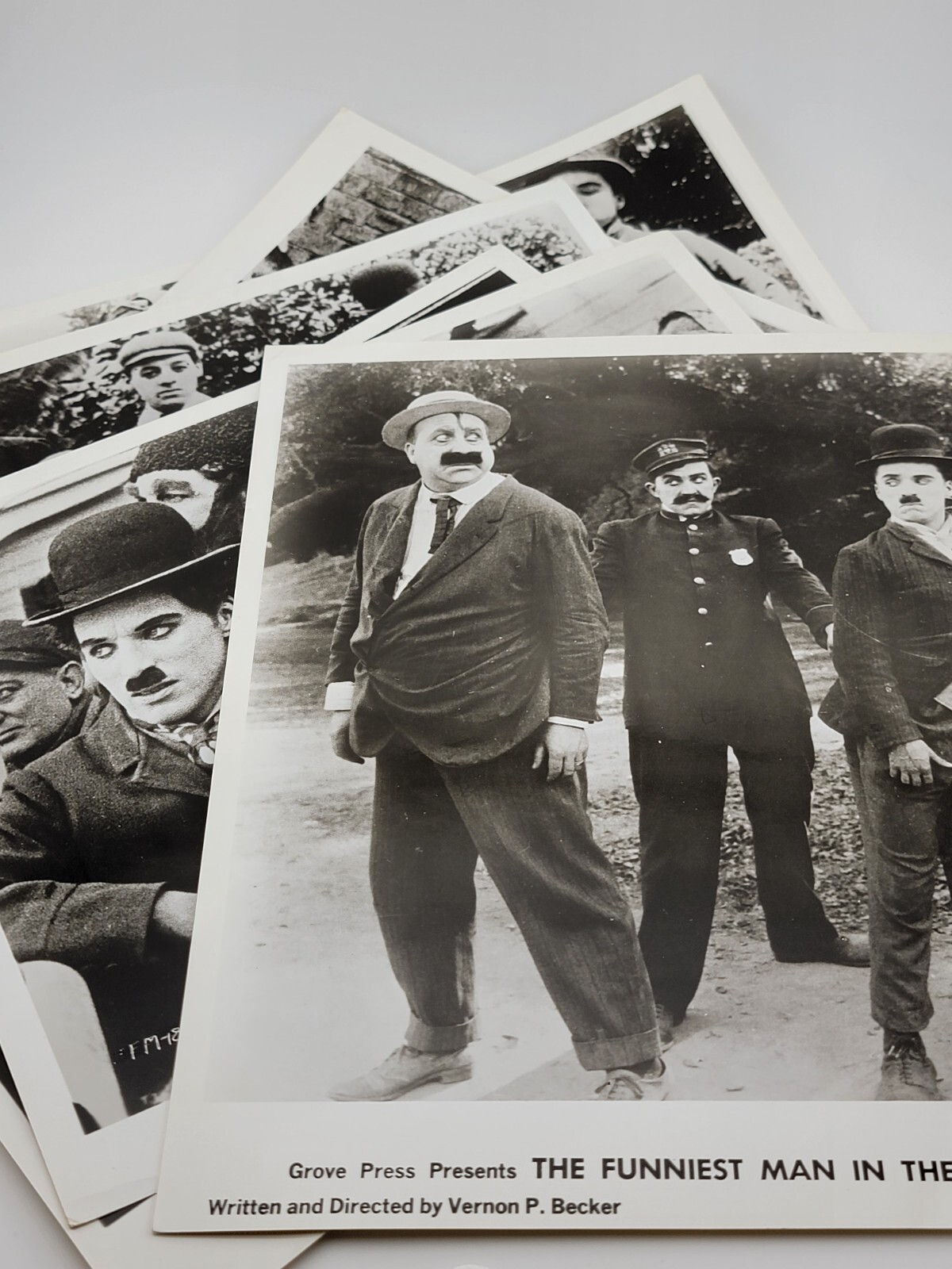 Lot Of 6 Rare Antique Press Release Charlie Chaplin 8x10 Photos, Originals Lot Of 6 Rare Antique Press Release Charlie Chaplin 8x10 Photos, Originals