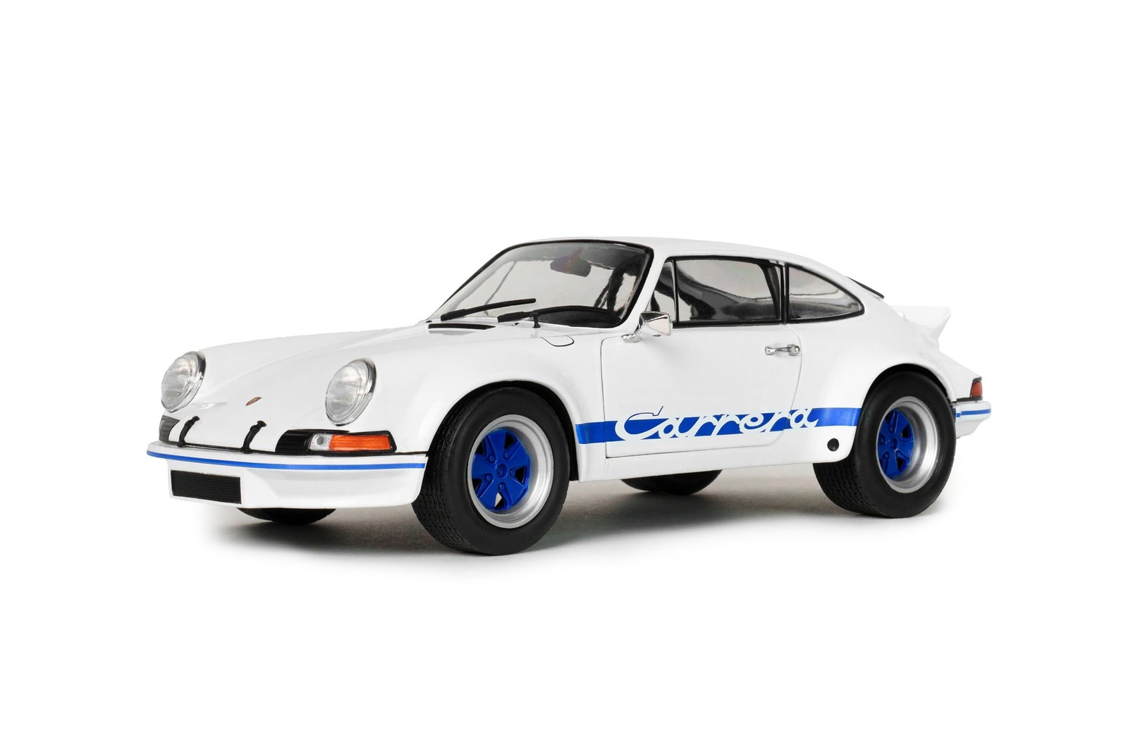 Solido 1:18 Porsche 911 RSR 1973 White Blue Diecast Model Car S1801119