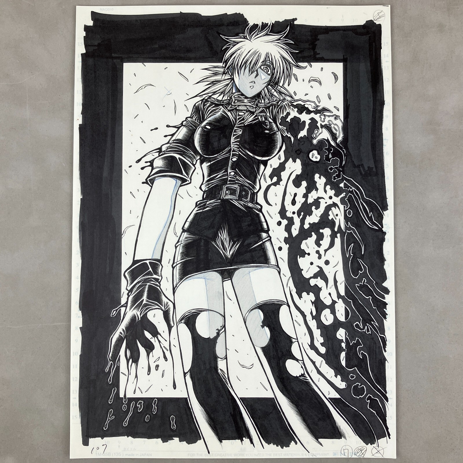 GAHO-SHOP Hellsing Seras Victoria Limited Duplicate Manga Manuscript Page Japan