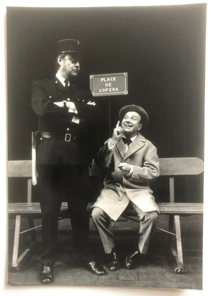 Fernand Raynaud - Colette Masson - Original Press Photo - Very Rare - 1956 Fernand Raynaud - Colette Masson - Original Press Photo - Very Rare - 1956