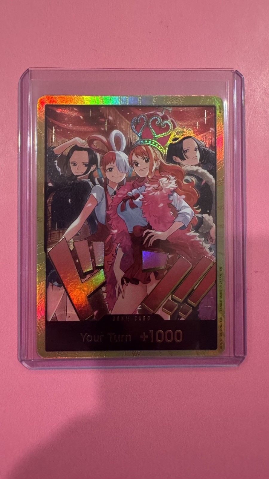 ONE PIECE Card Game 5X Gold Don Nami Boa Hancock Heroines Special Set English ONE PIECE Card Game 5X Gold Don Nami Boa Hancock Heroines Special Set English