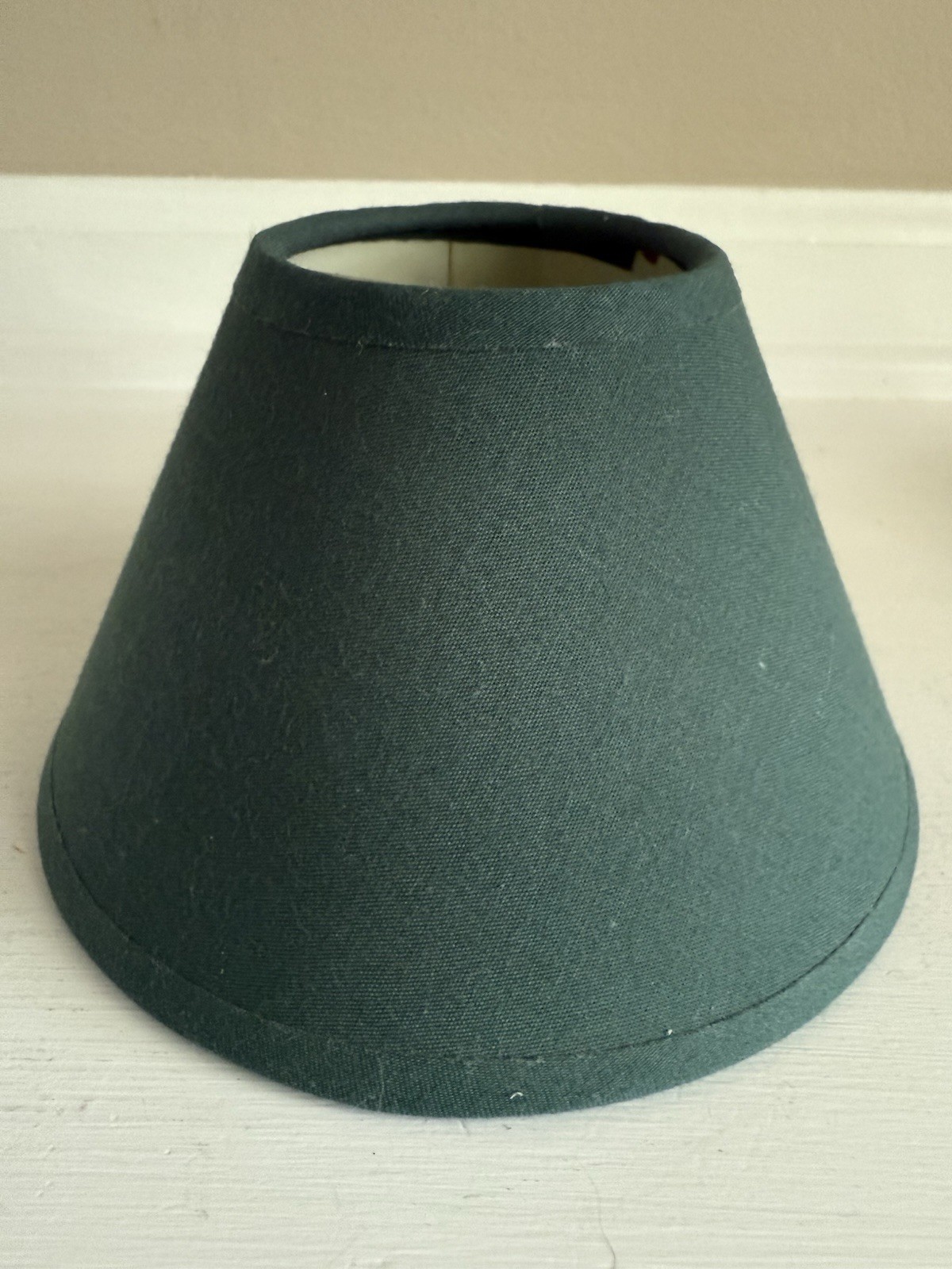 Vintage 1980’s Hunter Green Fabric Clip On Lamp Shade 3.5”x5.5” Cottagecore Vintage 1980’s Hunter Green Fabric Clip On Lamp Shade 3.5”x5.5” Cottagecore