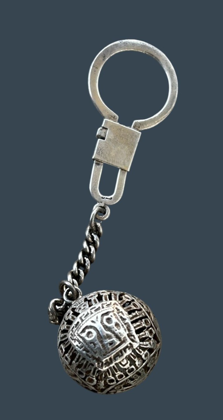 Vintage 925 Sterling silver Peruvian/Mayan Keychain Vintage 925 Sterling silver Peruvian/Mayan Keychain