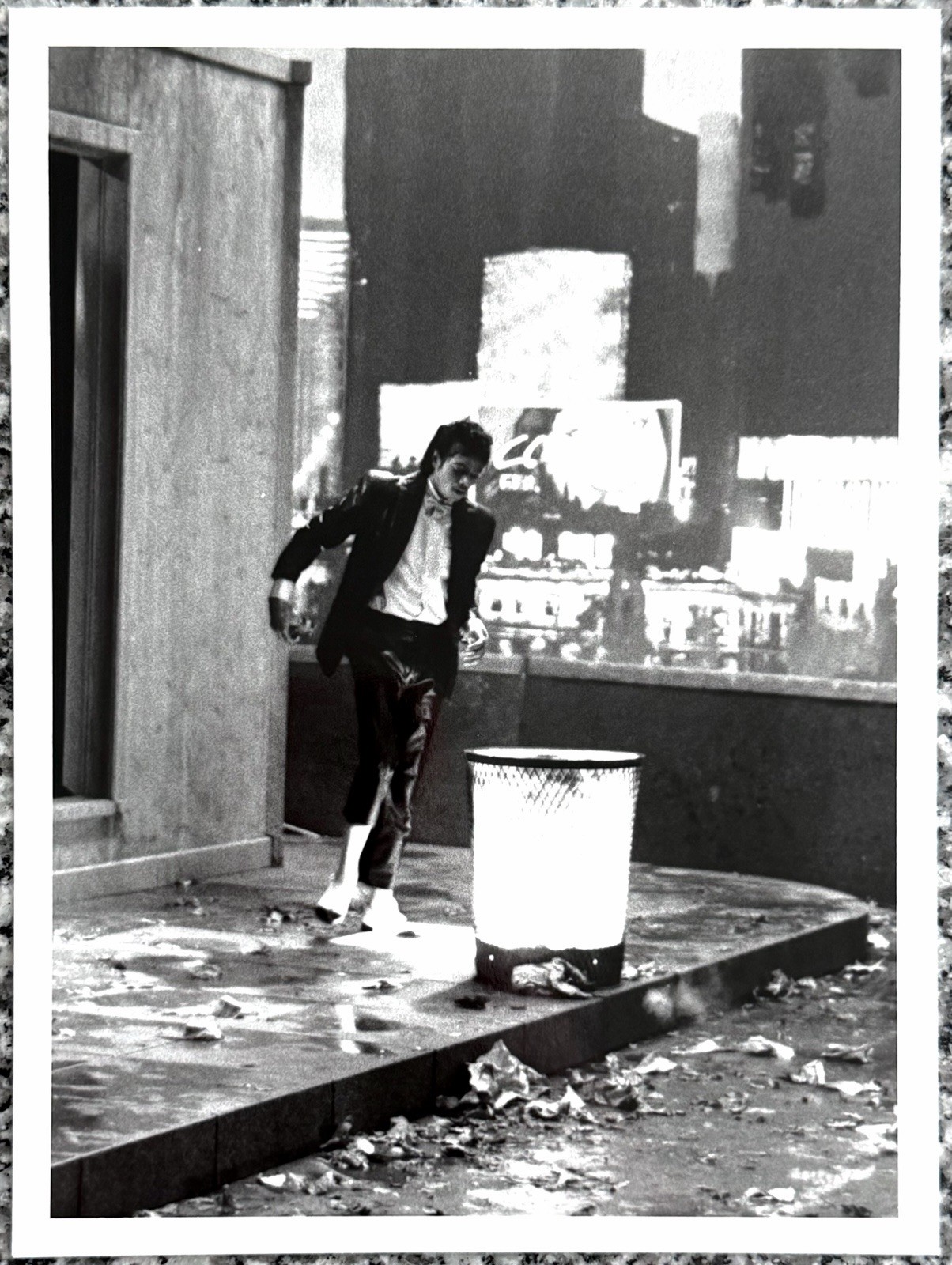 1983 Michael Jackson “The Billie Jean Music Video Shoot” Type 1 Original Photo