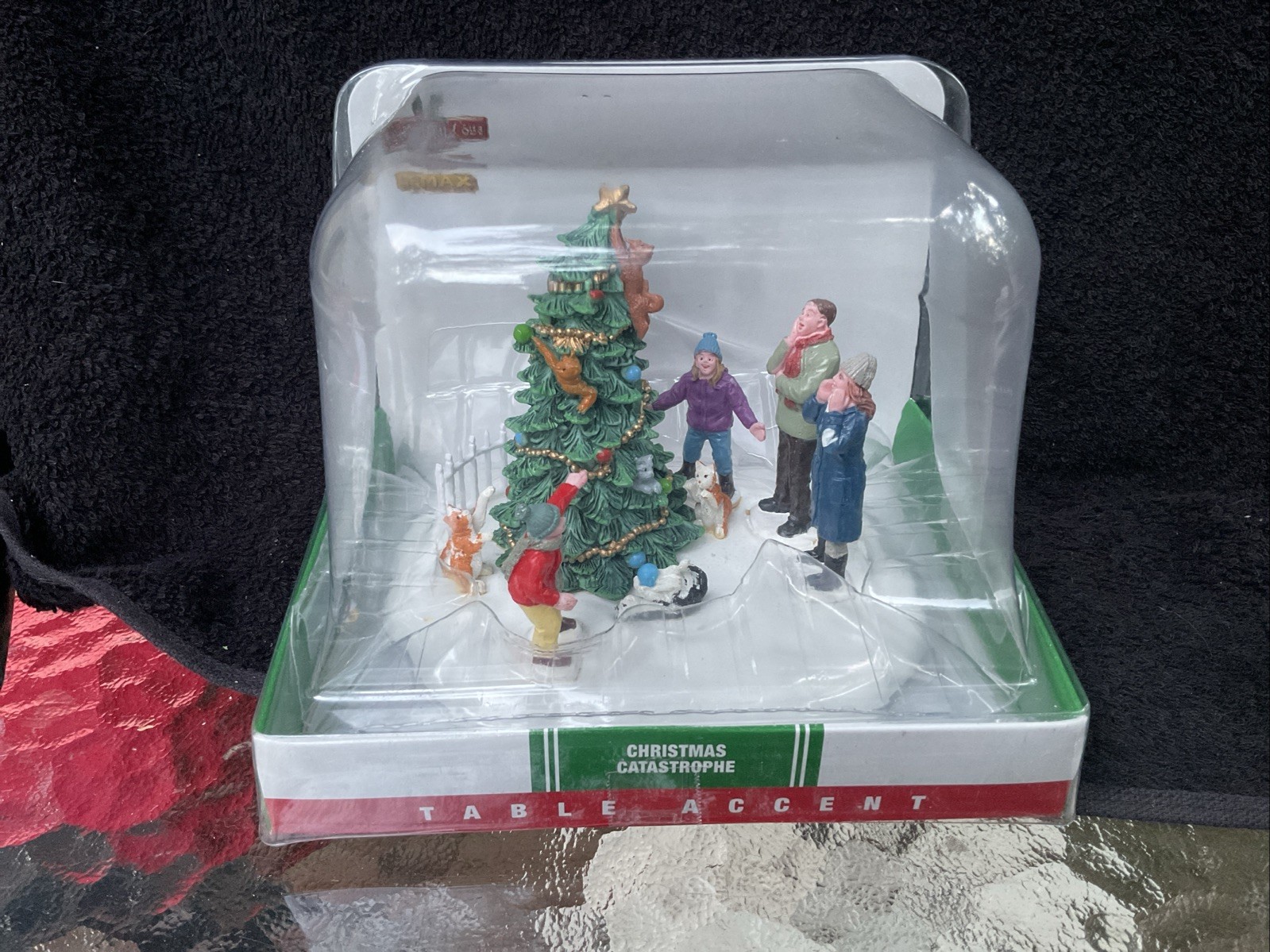 Lemax Christmas Catastrophe 73303 Village Table Accent New Sealed Retired 2017 Lemax Christmas Catastrophe 73303 Village Table Accent New Sealed Retired 2017