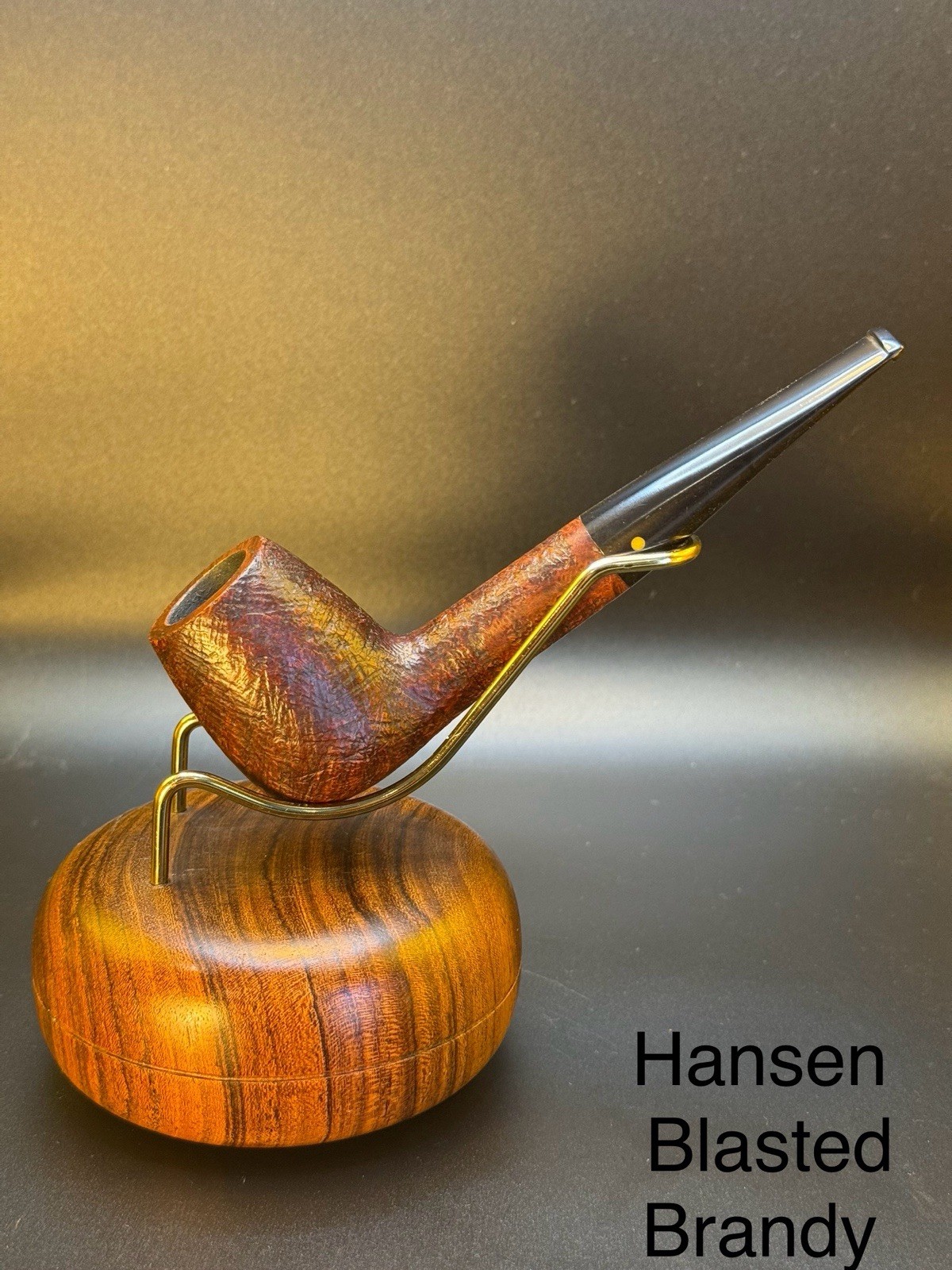 Vintage Hansen Blasted Brandy Tobacco Pipe