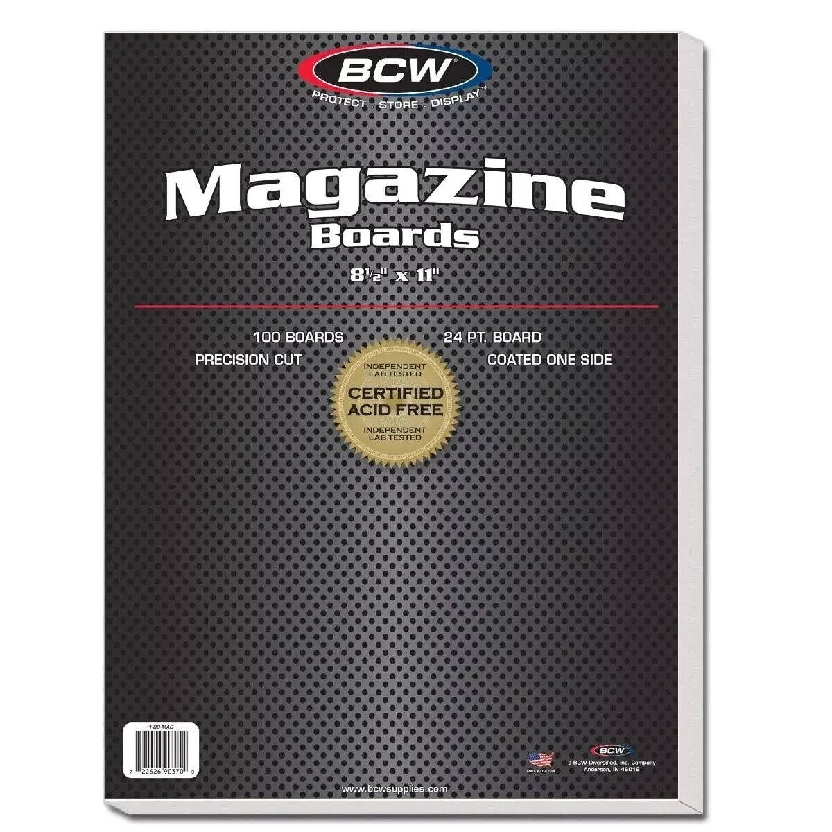100 BCW Magazine Boards 8.5x11 Backing Board Acid Free Archival Quality 100 BCW Magazine Boards 8.5x11 Backing Board Acid Free Archival Quality