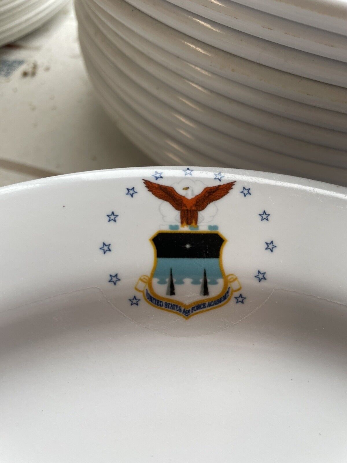 UNITED STATES AIR FORCE ACADEMY Official Miss Hall Plate 9 1/2 Inch