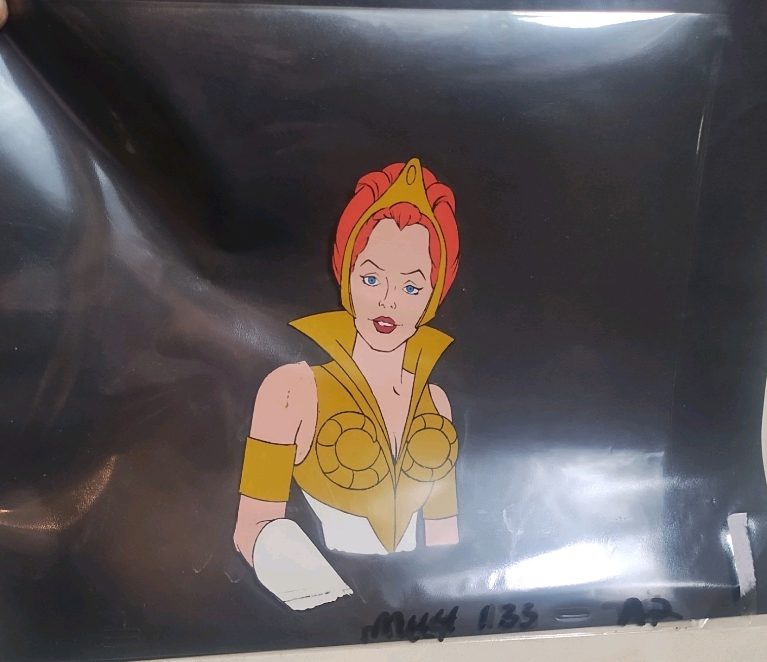Original He-Man Teela Filmation Production Animation Cel Vintage Art Original He-Man Teela Filmation Production Animation Cel Vintage Art