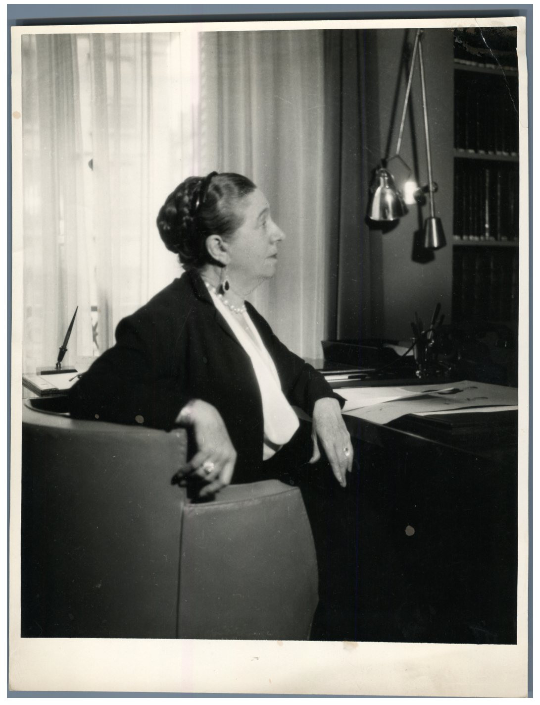 Jeanne Lanvin Photographed by Boris Lipnitzki Vintage Silver PrintJeanne-Ma