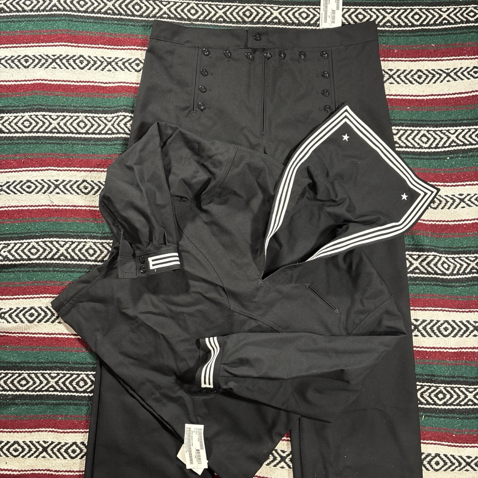 US Navy Blue Jumper And Trousers Service Uniform Enlisted Military NWT US Navy Blue Jumper And Trousers Service Uniform Enlisted Military NWT