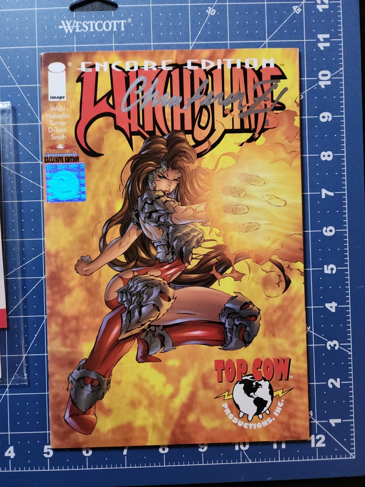 💥Witchblade - Encore Edition #2 SIGNED by Writer With COA  1997 Top Cow Comic