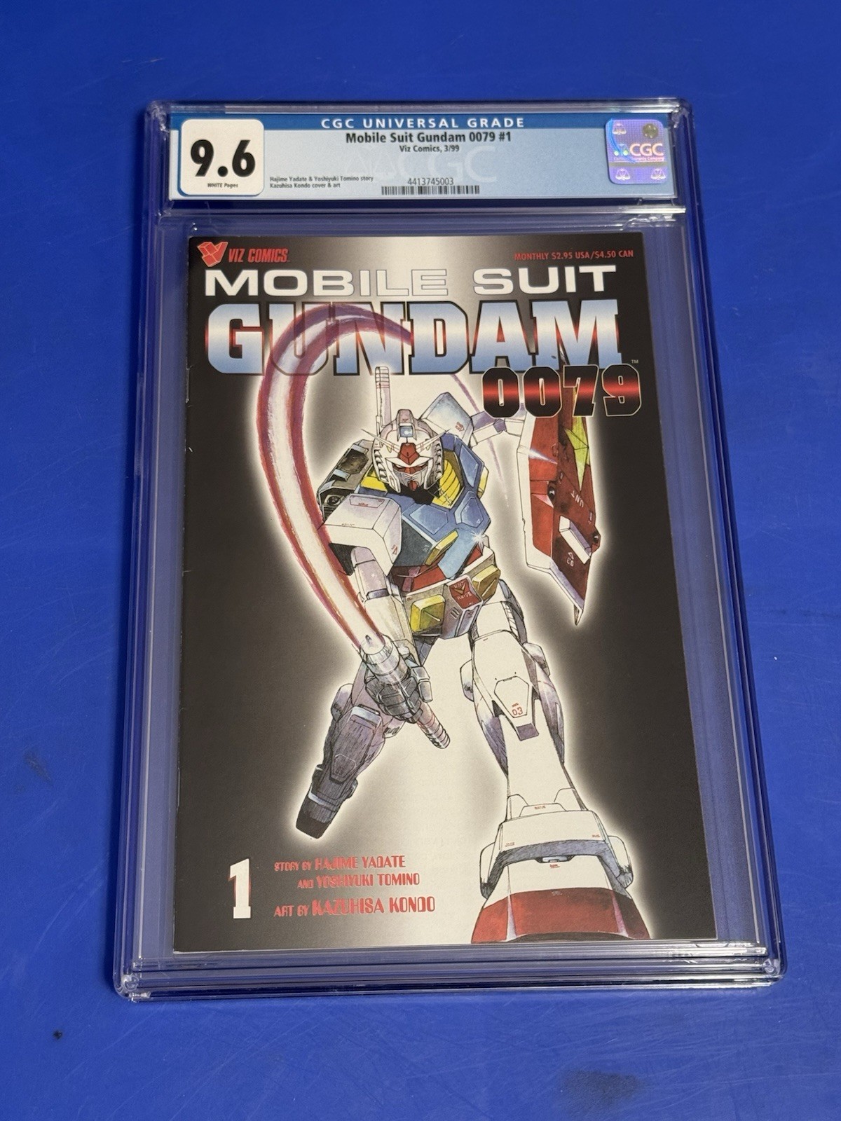 Mobile Suit Gundam 0079 #1 CGC 9.6 1st Appearance Sydney Sweeney Viz Comic 1999 Mobile Suit Gundam 0079 #1 CGC 9.6 1st Appearance Sydney Sweeney Viz Comic 1999