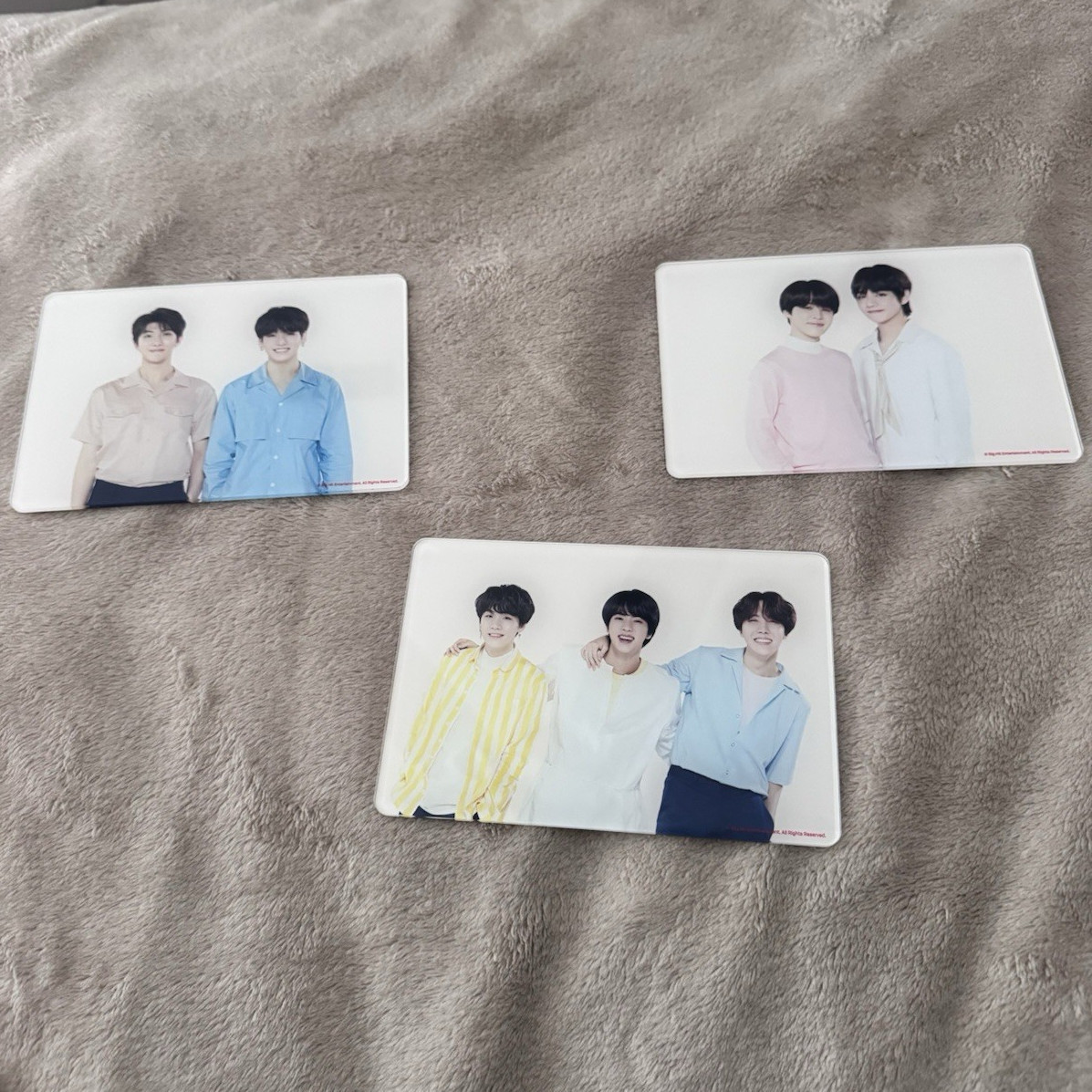 BTS hard copy photos. K pop fan collectibles.