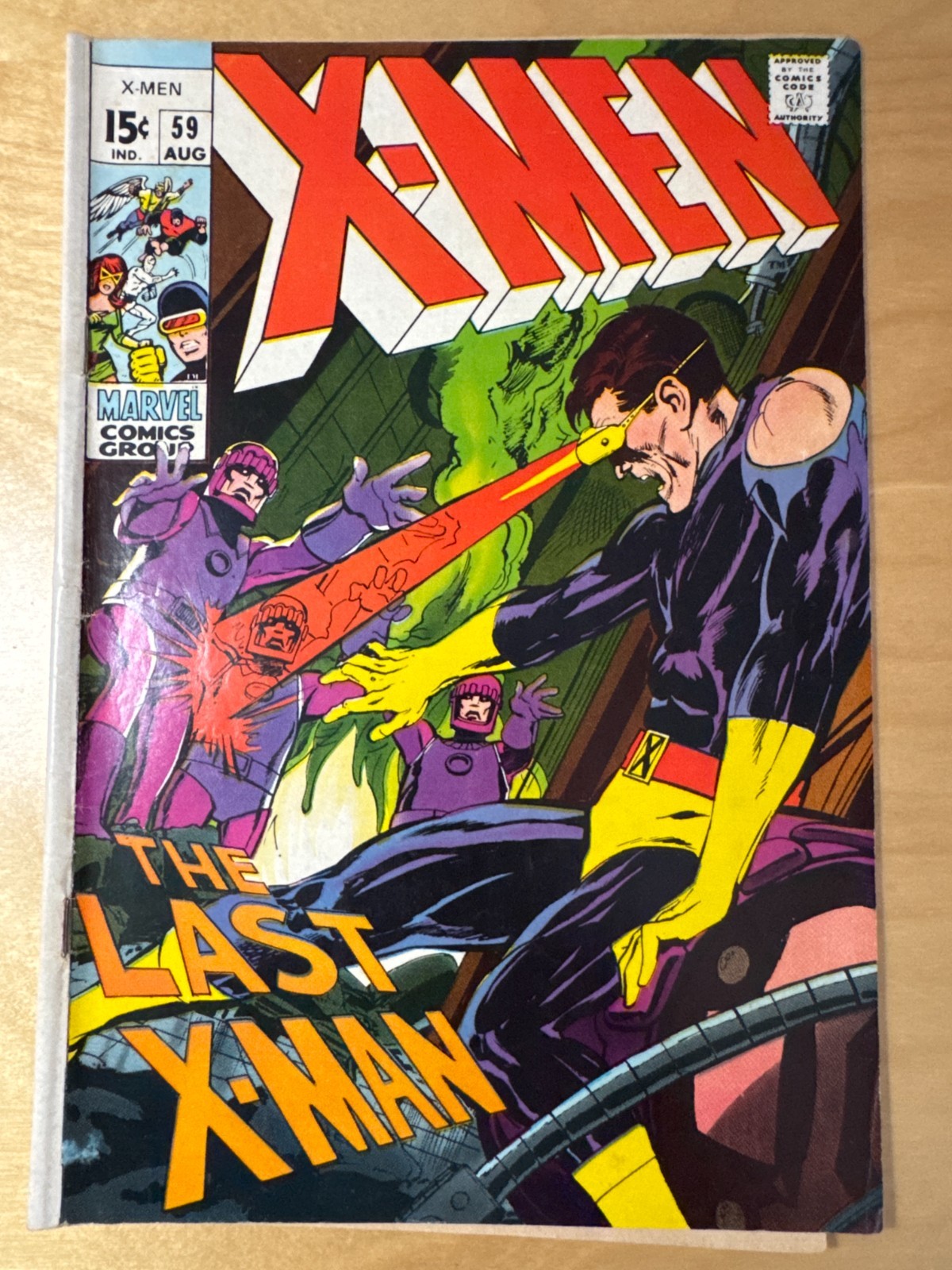 X-Men (1963) #59 1969 Marvel Silver Age Comic Book X-Men (1963) #59 1969 Marvel Silver Age Comic Book