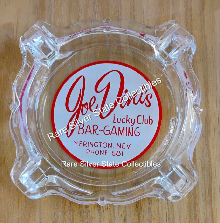 Scarce Nevada Casino Ashtray ca 1940\'s-50\'s Joe Dini\'s Lucky Club Yerington, NV. Scarce Nevada Casino Ashtray ca 1940\'s-50\'s Joe Dini\'s Lucky Club Yerington, NV.