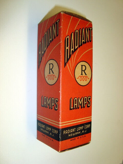 Vintage Radiant Lamp Bulb In Box