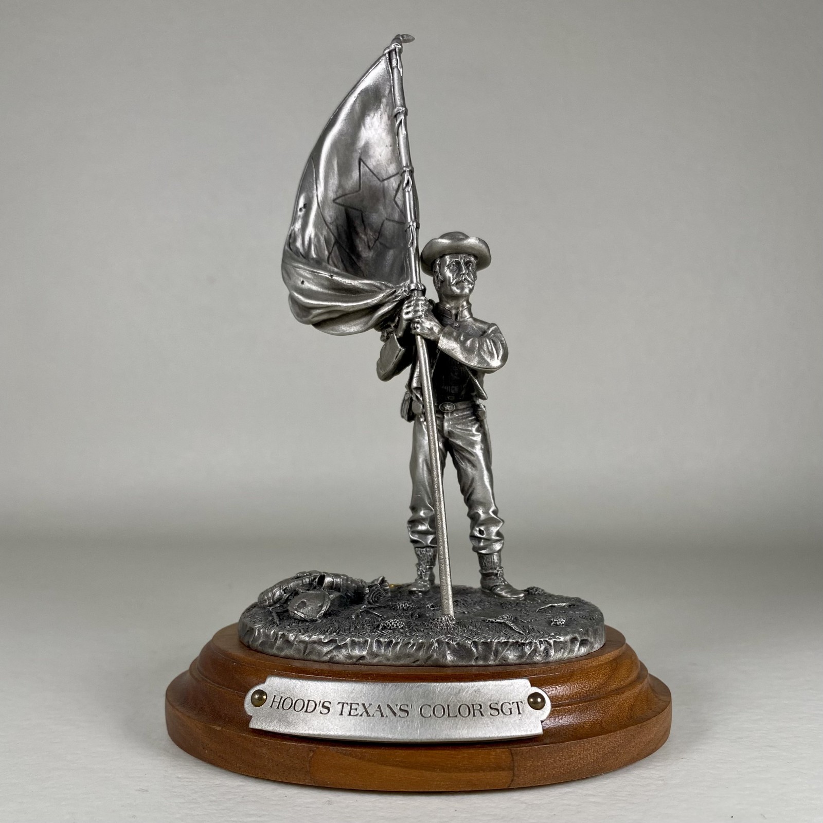 1996 Chilmark Hood’s Texans Color Sgt Civil War Pewter Chernak #95/2500