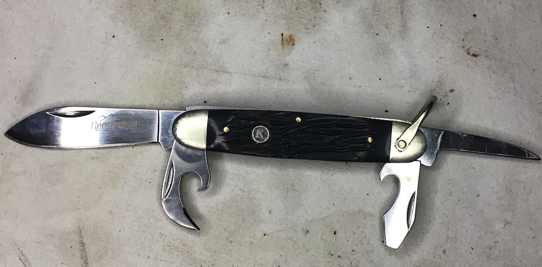 Used Remington Sportsman 4 Piece Folding Pocket Knife Tool Stainless China Used Remington Sportsman 4 Piece Folding Pocket Knife Tool Stainless China