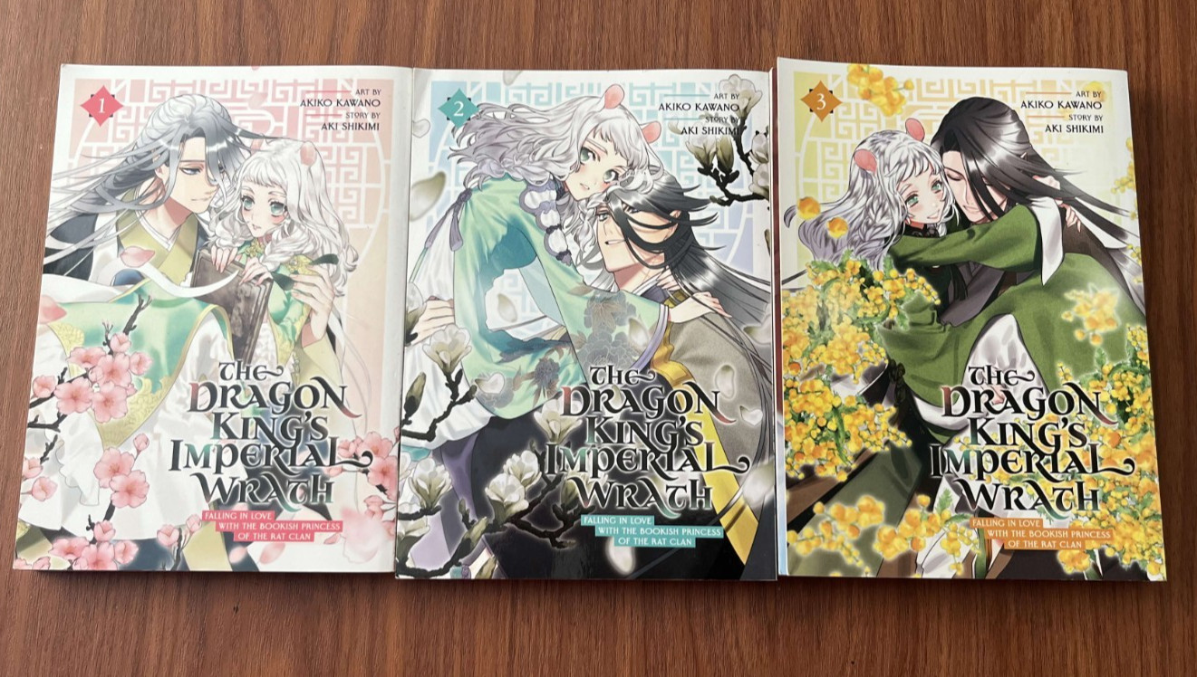 The Dragon King’s Imperial Wrath Volumes 1-3 Manga Eng Akiko Kawano Aki Shikimi The Dragon King’s Imperial Wrath Volumes 1-3 Manga Eng Akiko Kawano Aki Shikimi