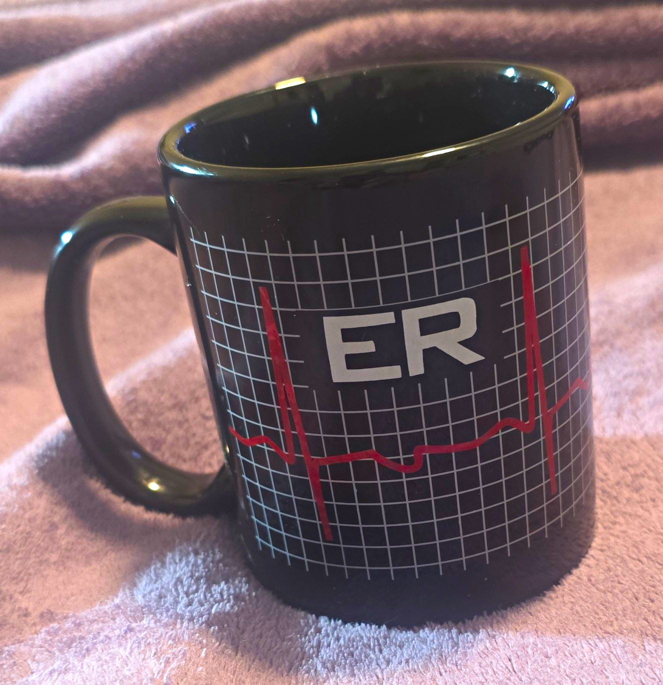 Vintage 2000 ER (TV Show) Black Ceramic Coffee Mug Vintage 2000 ER (TV Show) Black Ceramic Coffee Mug
