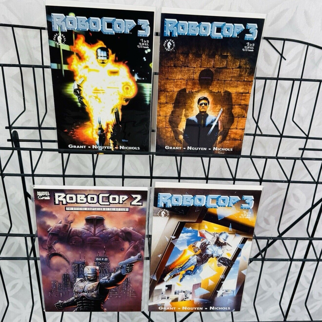 RoboCop 3 1-3 & 2 Prestige Format Movie Adaptation Lot Ed-209 Frank Miller Key