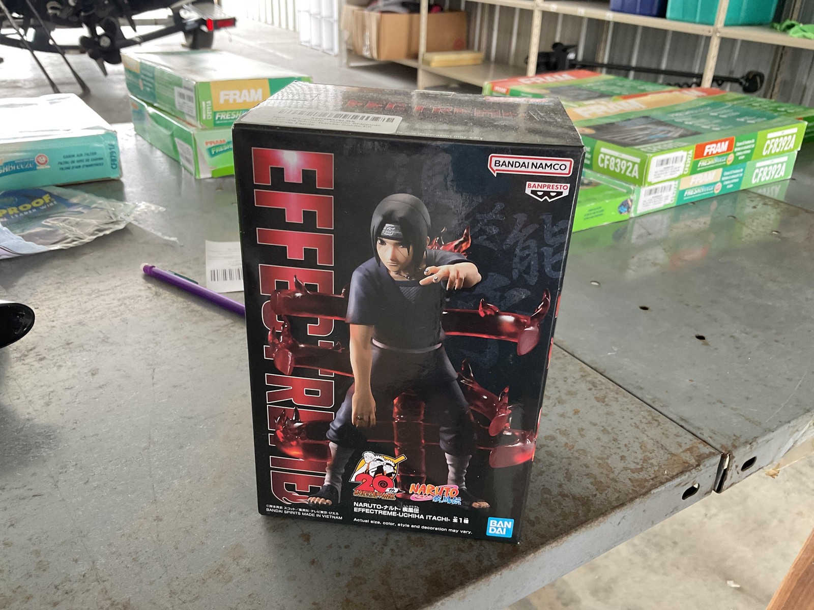 Banpresto Naruto Shippuden Itachi Uchiha Effectreme Figure Box Damage US Seller