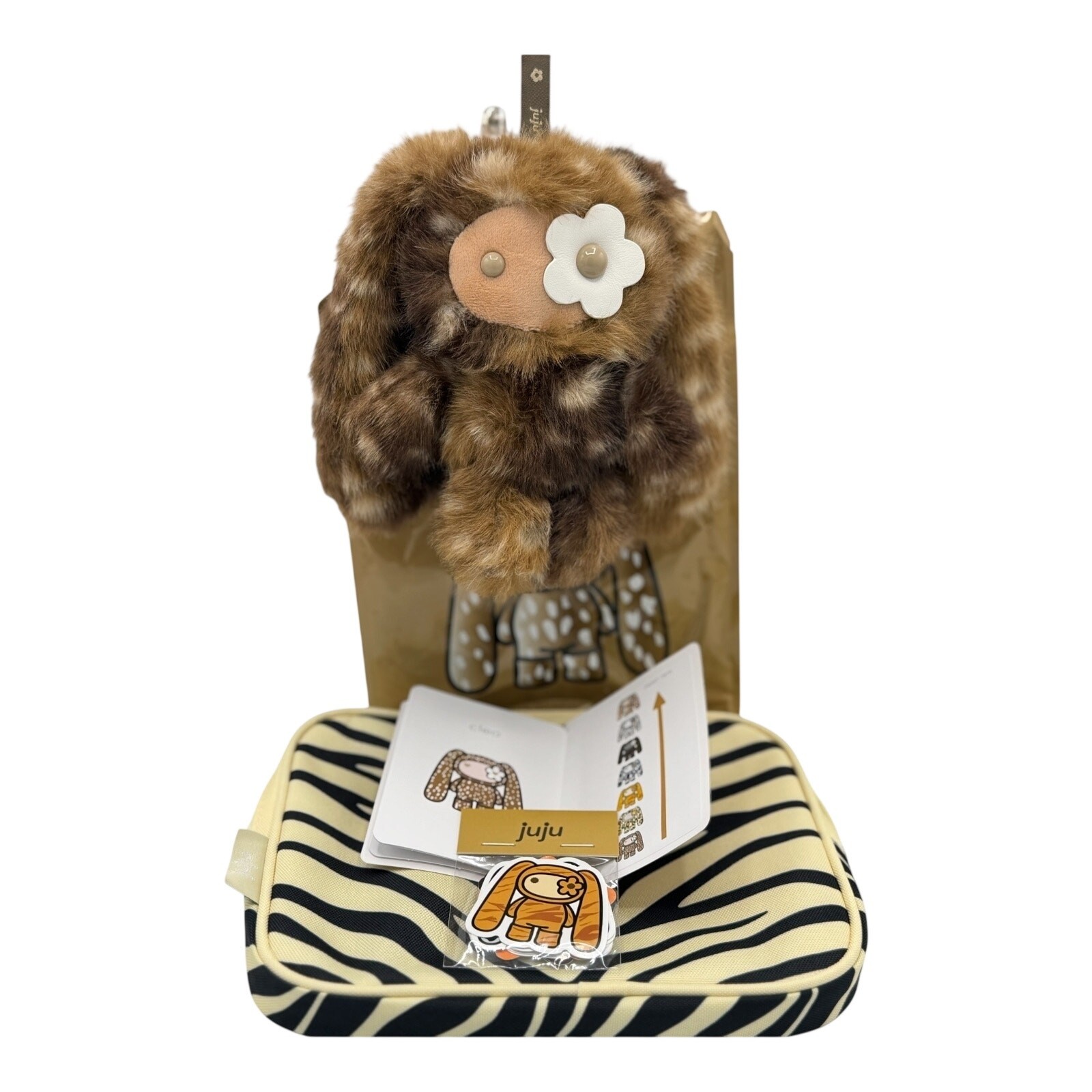 SOLD OUT CJ Hendry JUJU Animal Print CLEO Plush Pendant Limited Edition