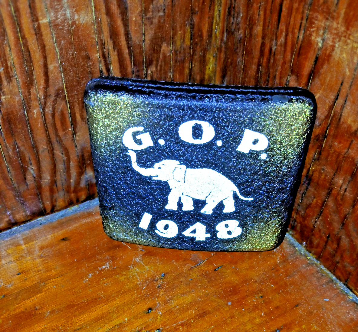 Very Rare 1948 GOP Cigarette Case Thomas Dewey Earl Warren None online or Ebay Very Rare 1948 GOP Cigarette Case Thomas Dewey Earl Warren None online or Ebay