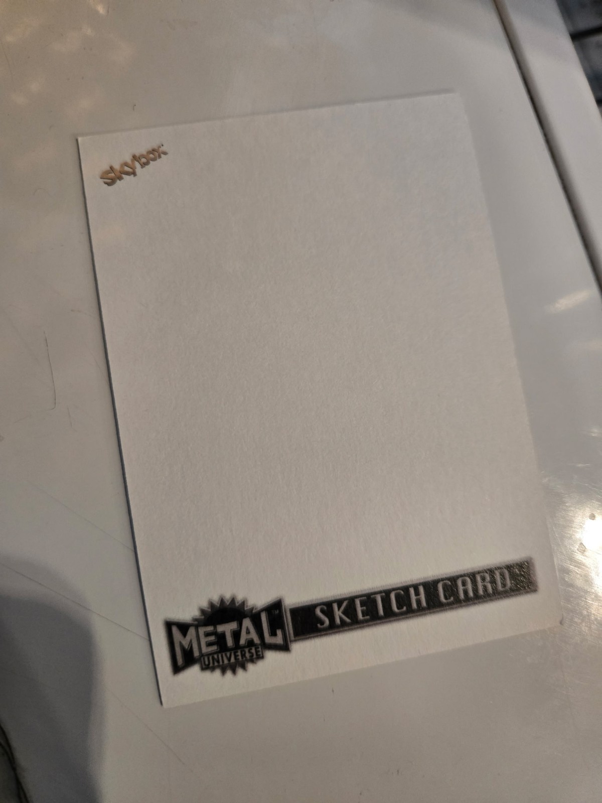 Upperdeck Marvel Metal Universe 2023 Blank sketch cards Upperdeck Marvel Metal Universe 2023 Blank sketch cards