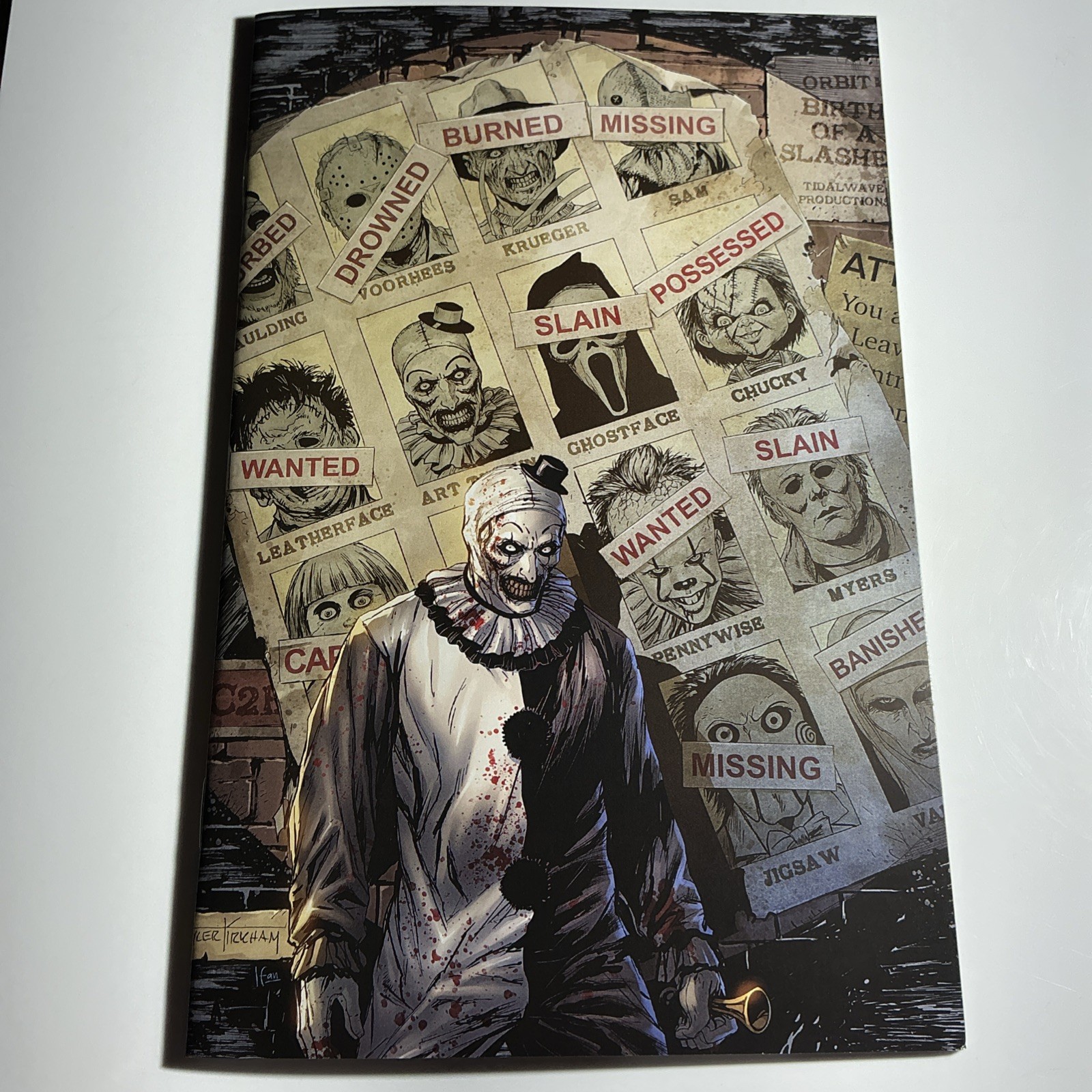 BIRTH OF A SLASHER #1 KIRKHAM DOFP HOMAGE VARIANT LTD 250 C2E2 EXCLUSIVE VF/NM