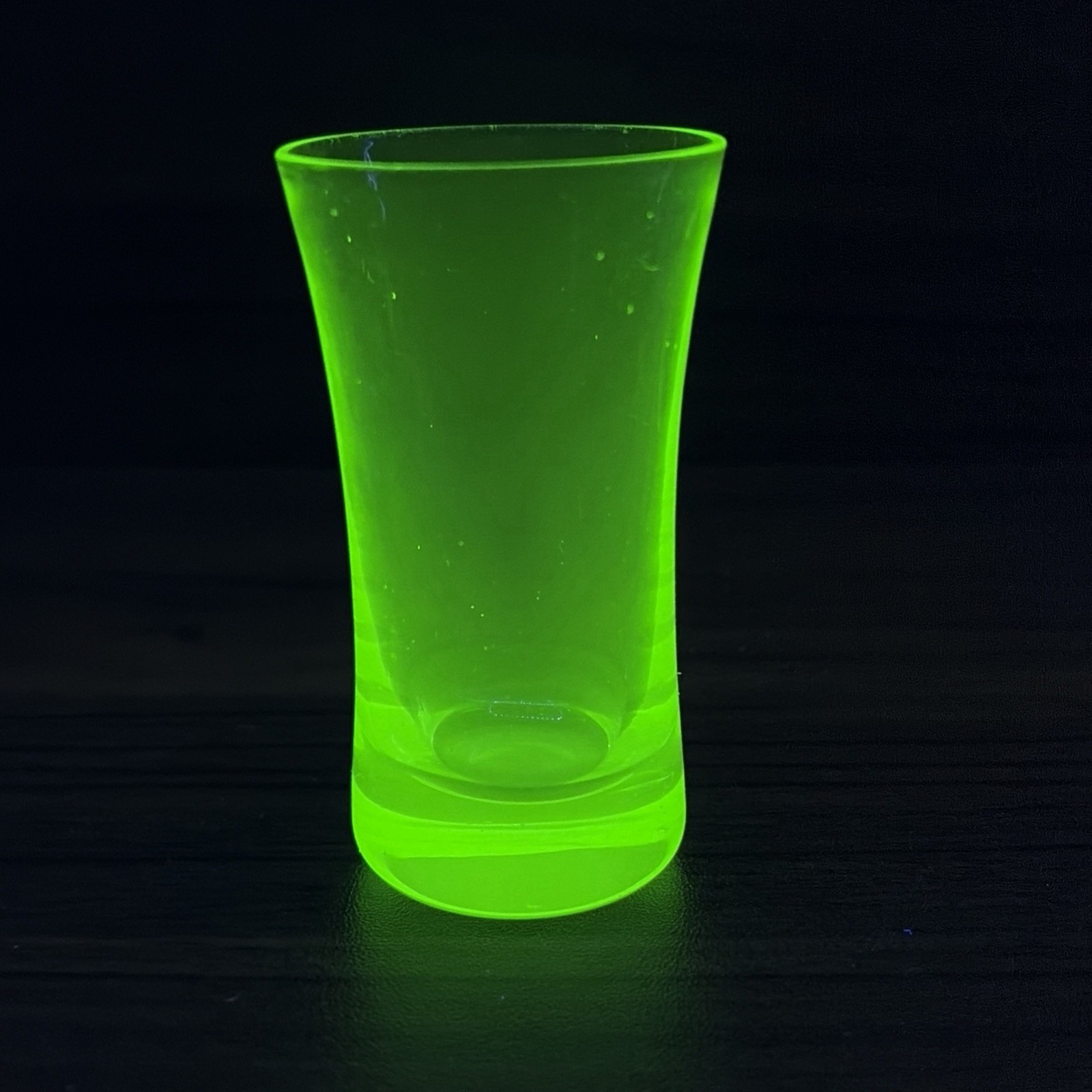 1930s Depression Green Vaseline Uranium Shot Glass 3\