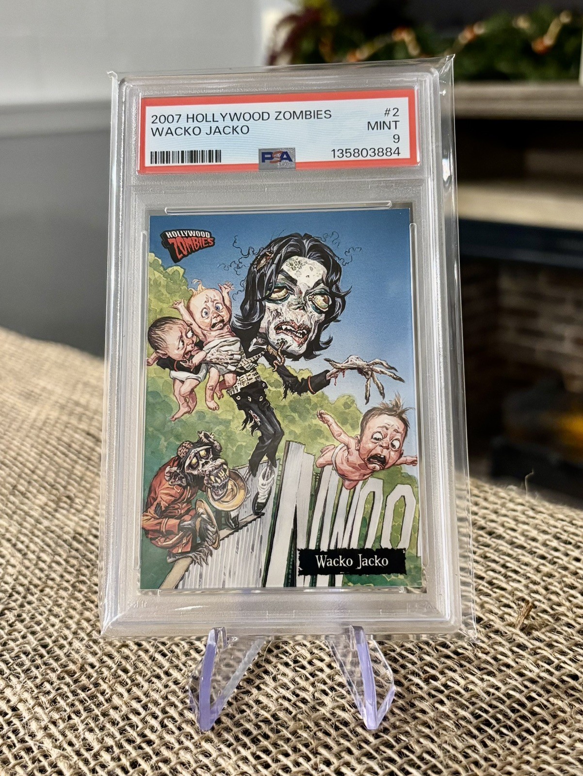 2007 Topps Hollywood Zombies Michael Jackson #2 PSA 9 MINT Wacko Jacko 2007 Topps Hollywood Zombies Michael Jackson #2 PSA 9 MINT Wacko Jacko