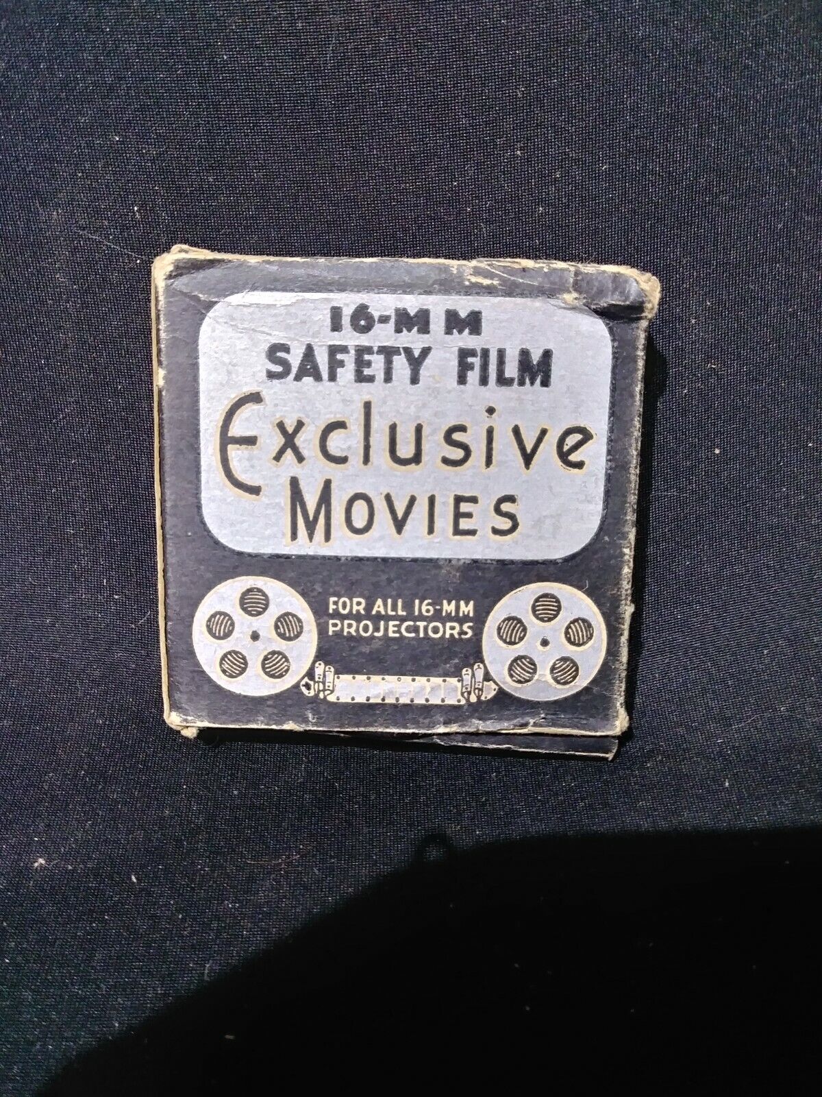 Vintage 1930 Exclusive Movies 16mm 50 foot reel Tom Mix Good Shot Western 