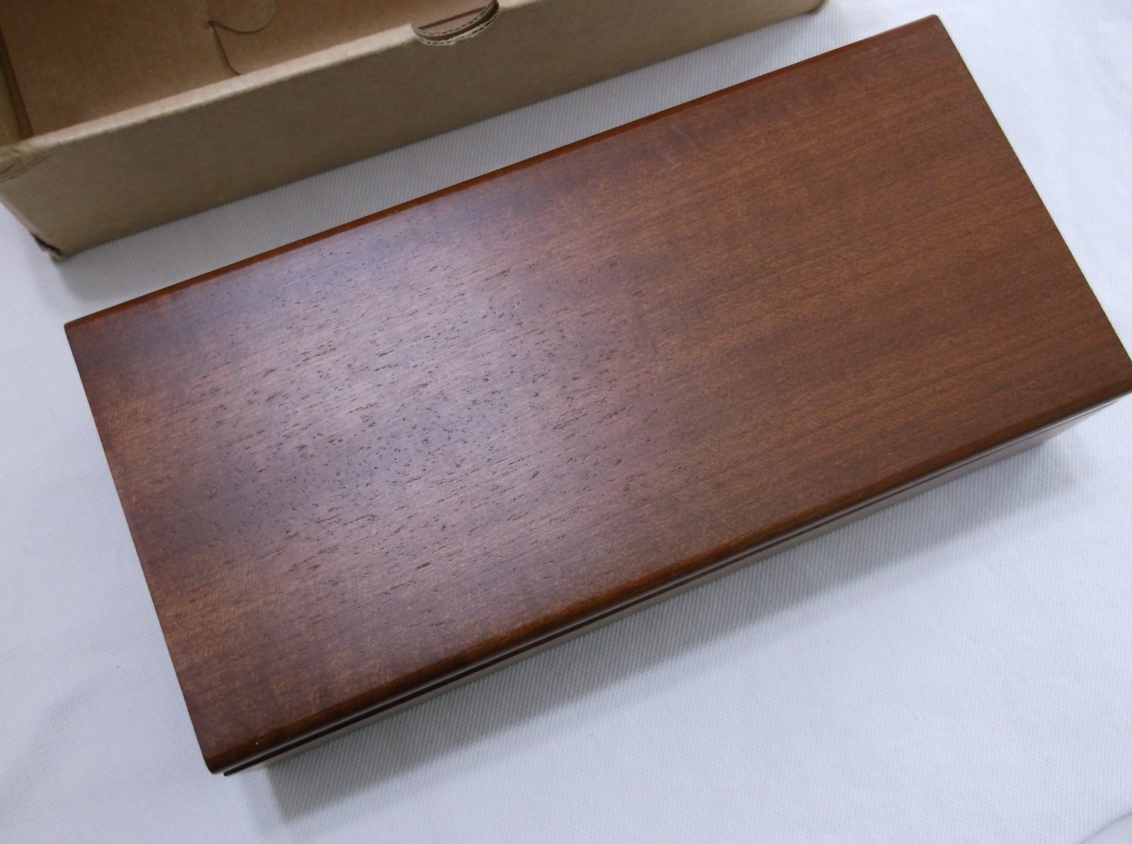 Parker Duofold Maple wood Empty Box, NO PEN