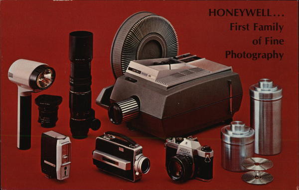Advertising Honeywell... First Family of Fine Photography Chrome Postcard