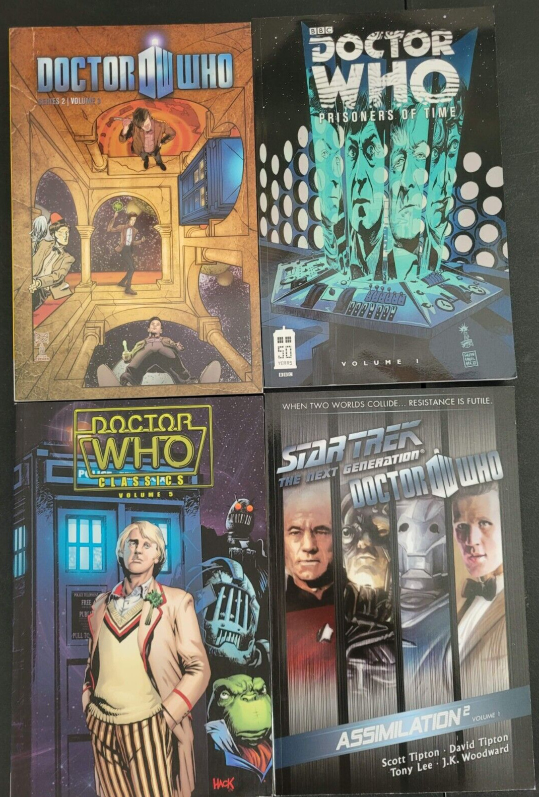 DOCTOR WHO SET OF 7 TPB/GRAPHIC NOVEL/BOOK IDW COMICS 13TH DOCTOR'S GUIDE+
