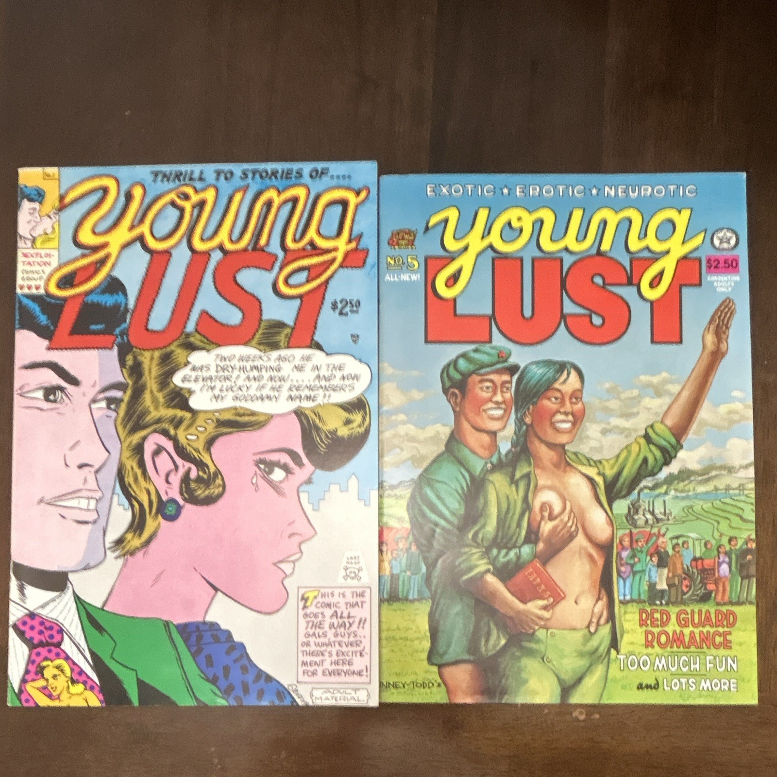 Young Lust Comic Book Number 1 And 5 Young Lust Comic Book Number 1 And 5