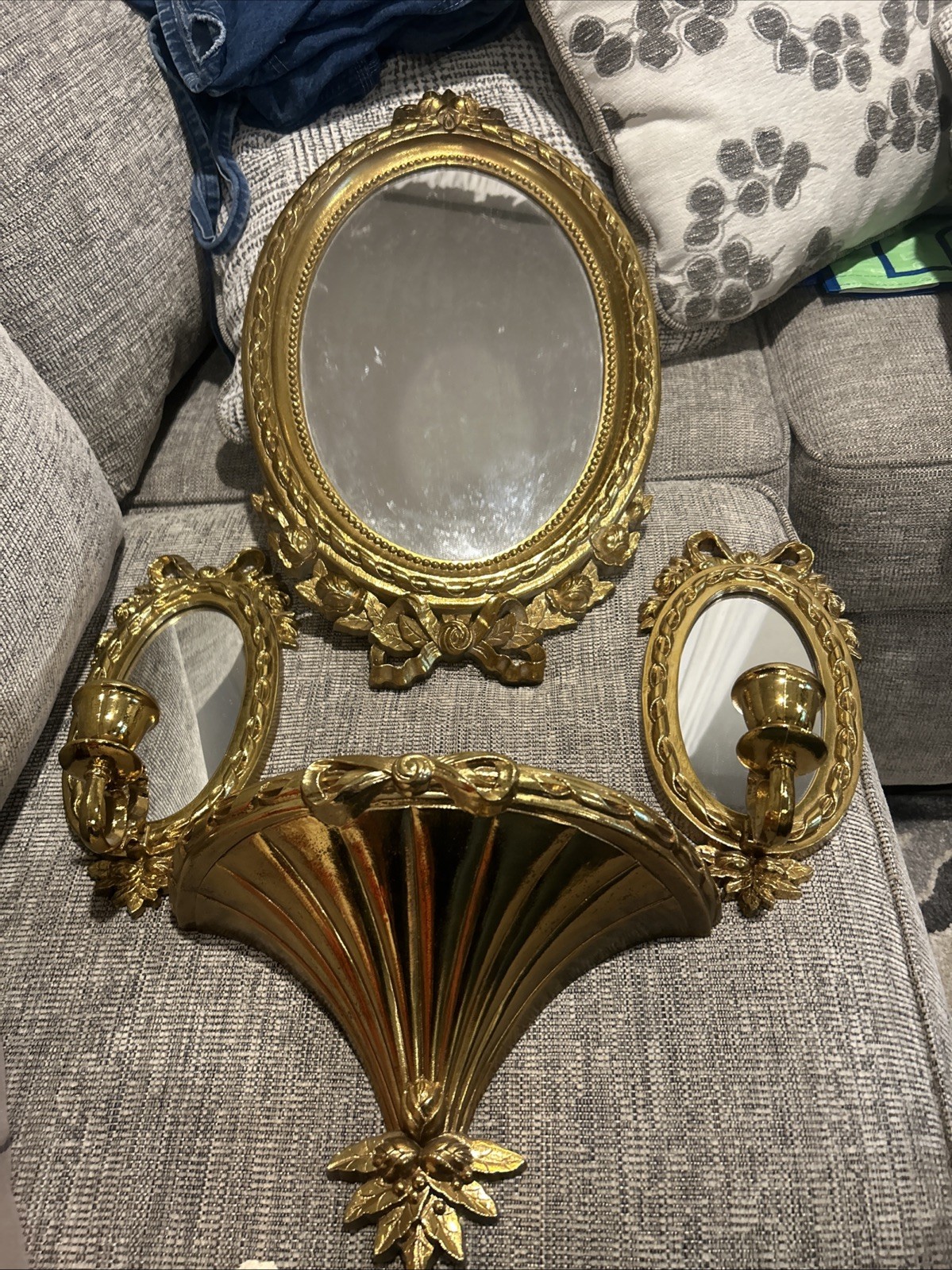 vintage Ornate 4-piece Home Interiors set vintage Ornate 4-piece Home Interiors set
