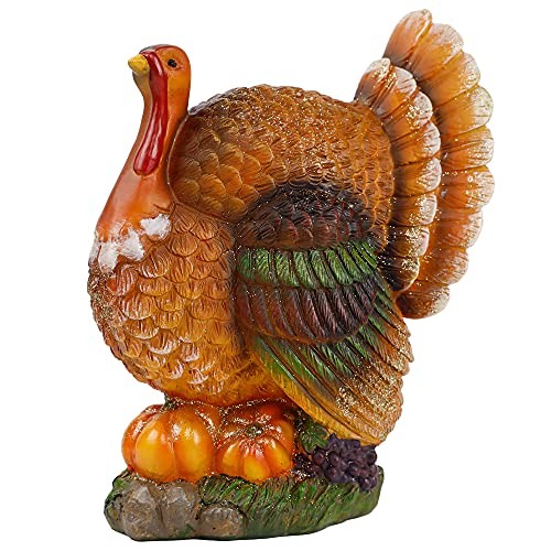 Thanksgiving Resin Turkey Table Decorations, 9.5\