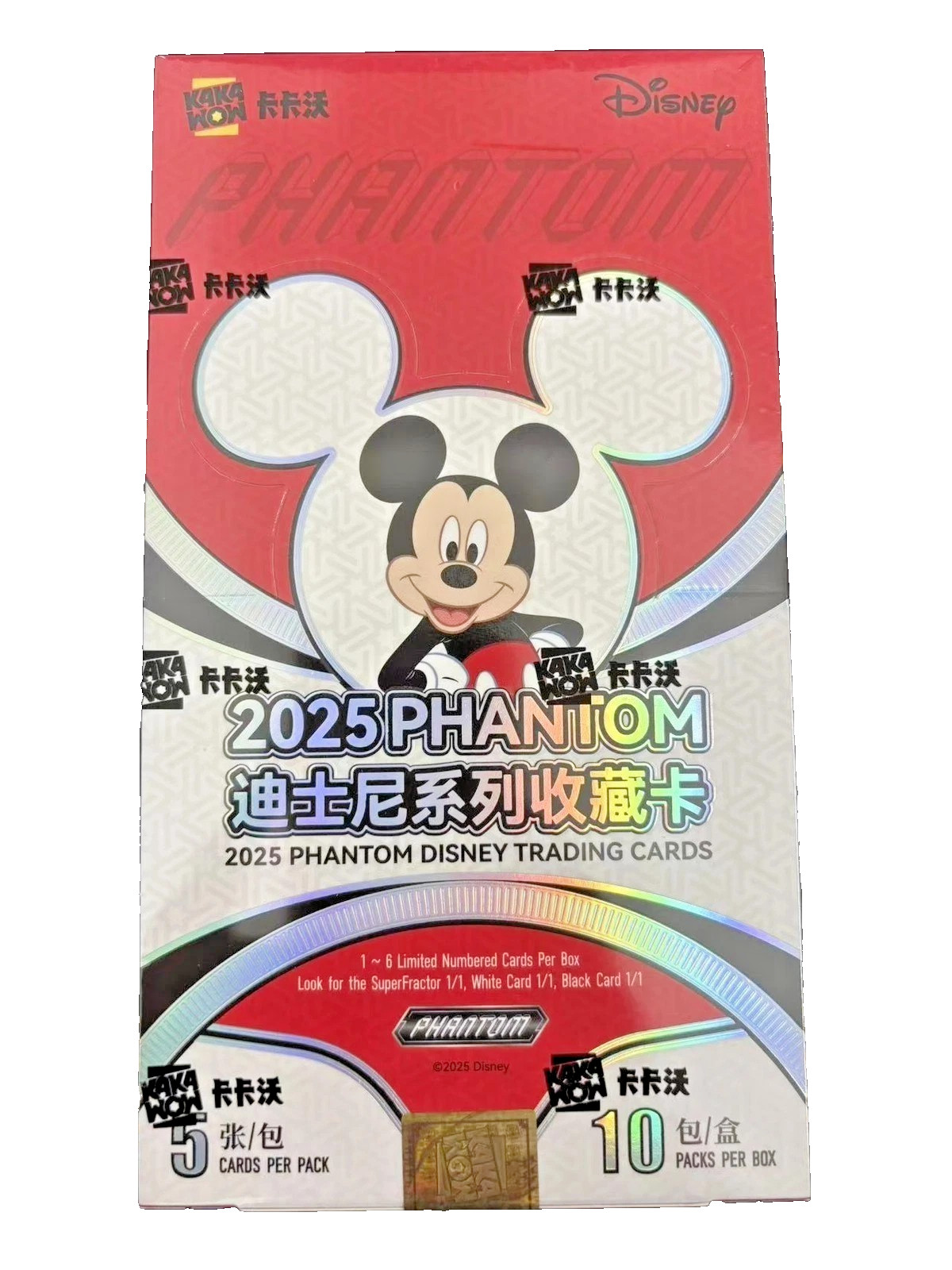 Mickey Mouse 2025 Kakawow Phantom Disney Sealed Box Mickey Mouse 2025 Kakawow Phantom Disney Sealed Box