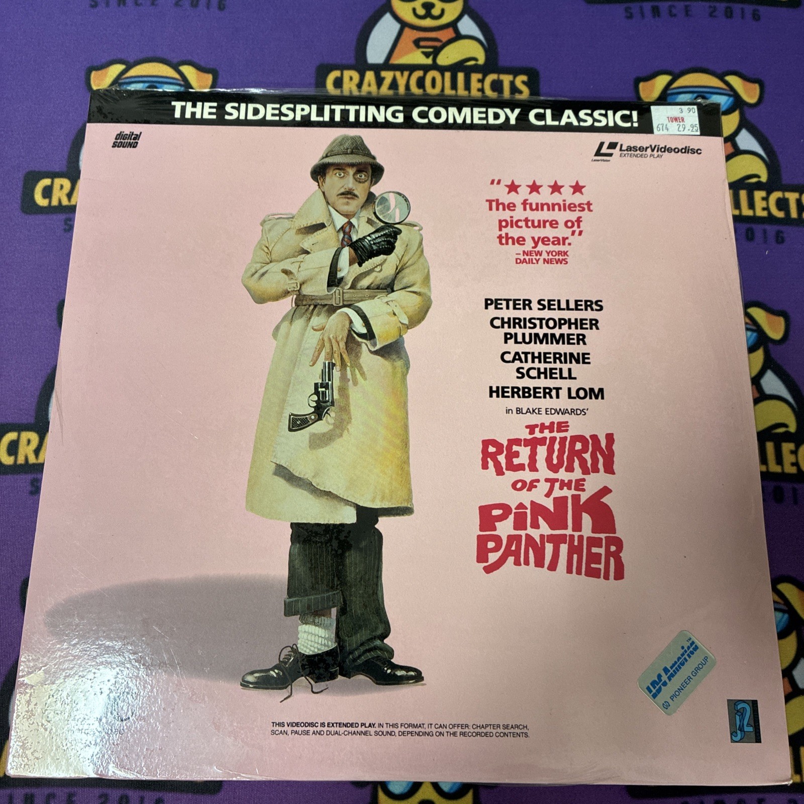 Revenge of the Pink Panther 1978 & The Return of the Pink Panther Laserdisc 1989