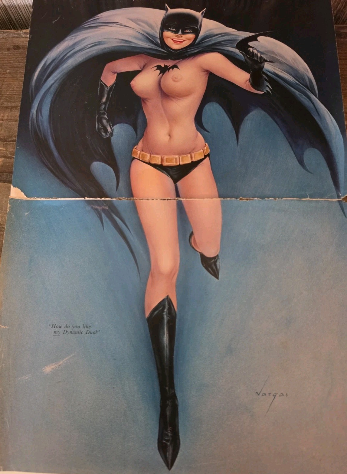 1966 Batgirl Poster Playboy☆ #359 Batman Vintage 60s RARE Vargas 1966 Batgirl Poster Playboy☆ #359 Batman Vintage 60s RARE Vargas