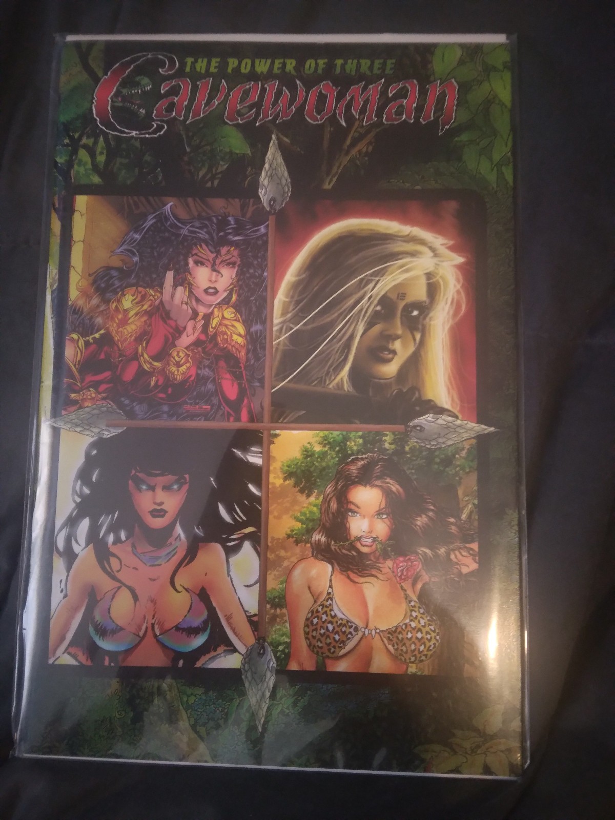 CAVEWOMAN: The Power of Three Cover A Kickstarter Variant 2024 CAVEWOMAN: The Power of Three Cover A Kickstarter Variant 2024