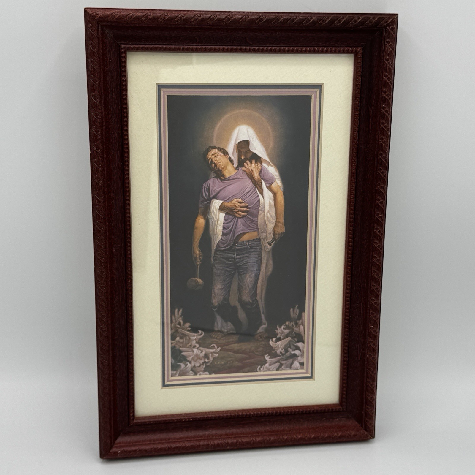 The Master Peace Collection Forgiven Thomas Blackshear II Jesus Framed Print