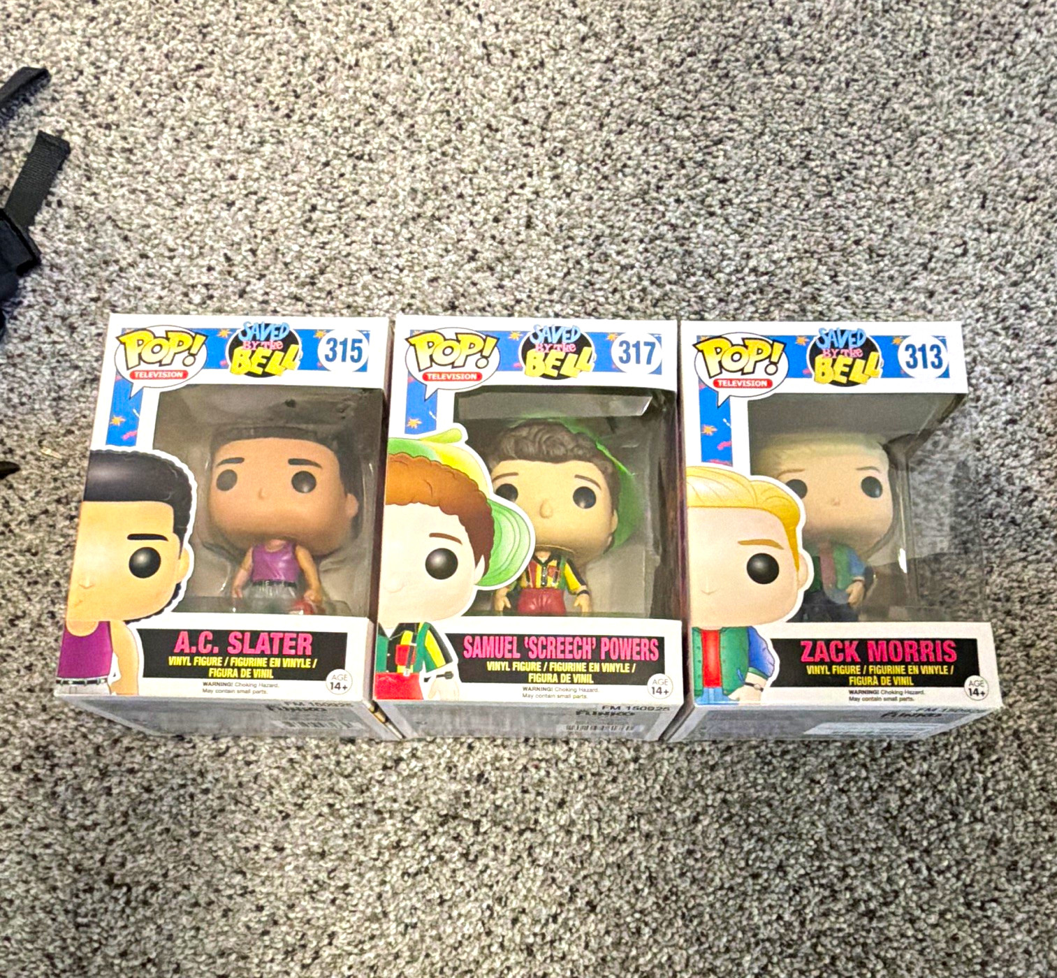 Funko Pop Television Saved by the Bell Slater Screech Zack #315 #317 #313 Funko Pop Television Saved by the Bell Slater Screech Zack #315 #317 #313
