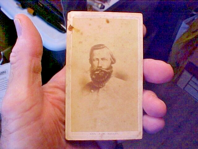 Original 1860s Civil War CDV Photograph Army Cavalry General Jeb Stuart CSA